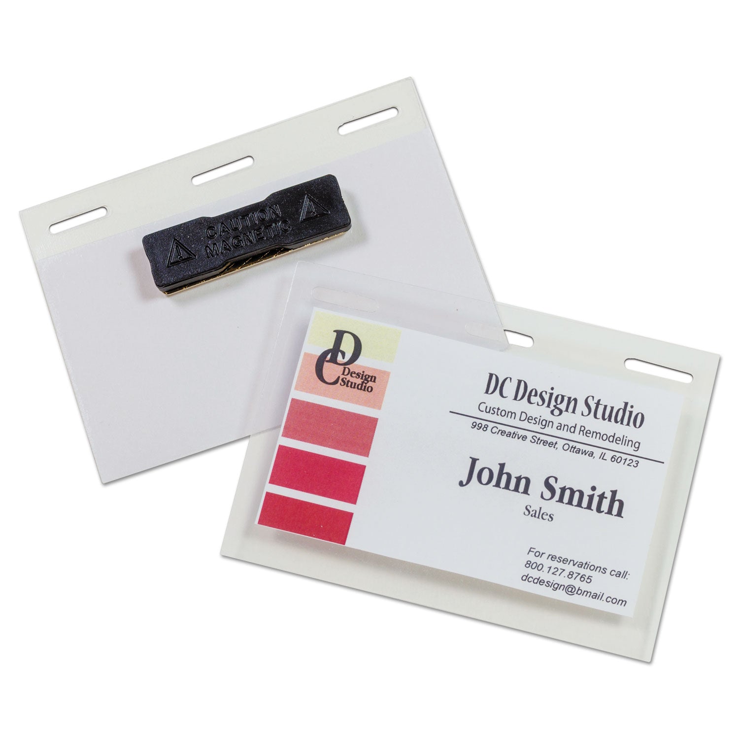 Self-Laminating Magnetic Name Badge Holder Kit
