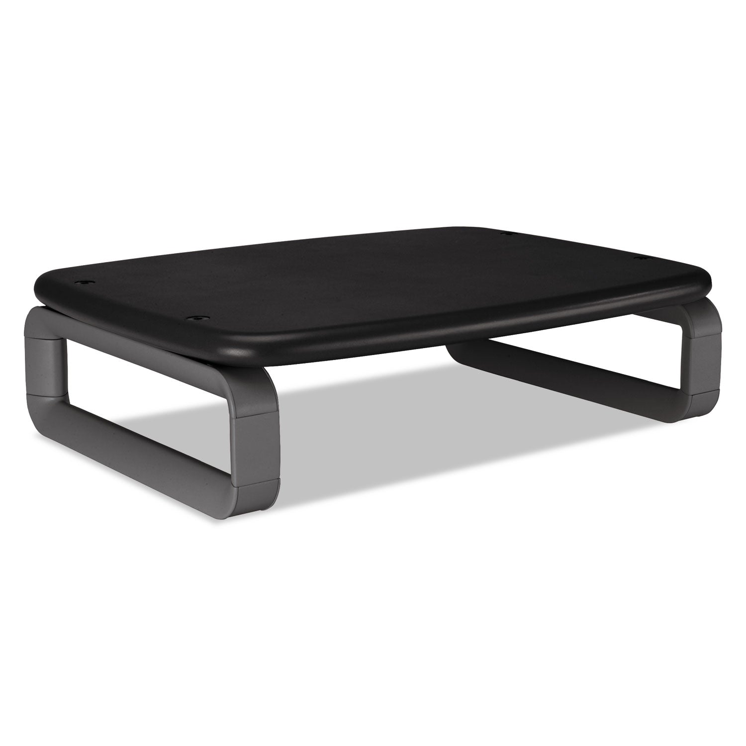 Kensington® Smartfit Monitor Stand Plus, 16.2" X 2.2" X 3" To 6", Black, Supports 80 Lbs