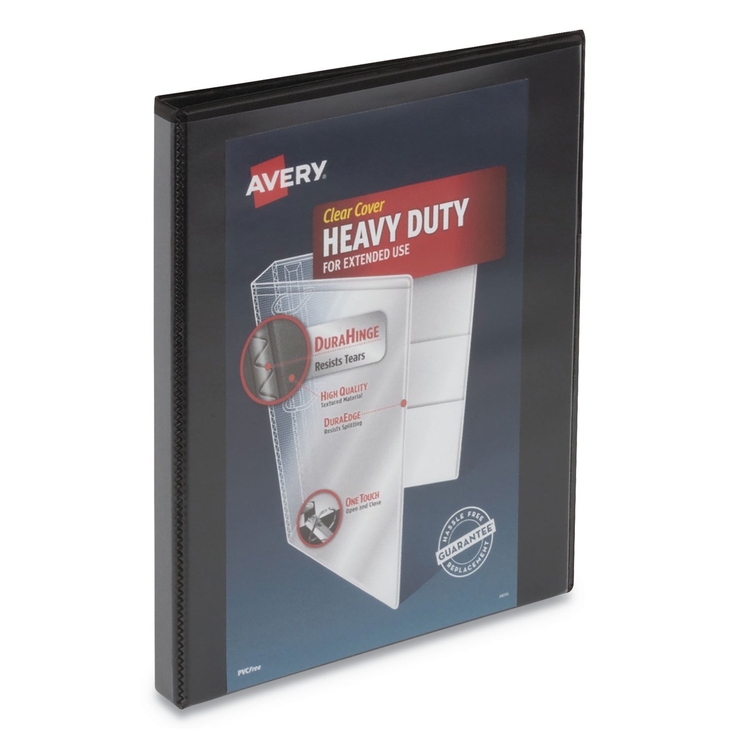 Heavy-Duty View Binder | 0.5" Slant Rings, Black
