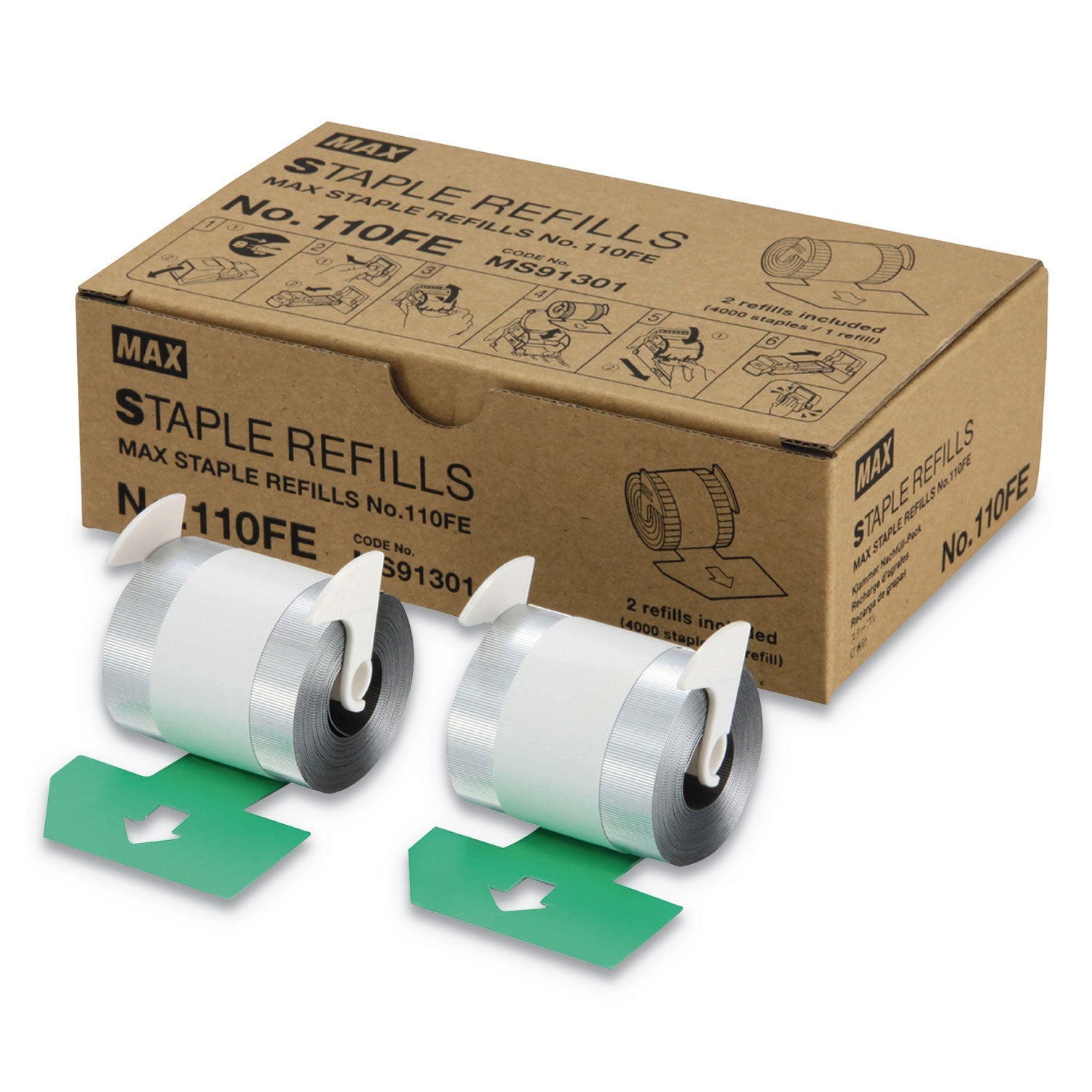 MAX Staple Refills | 4,000 Per Cartridge