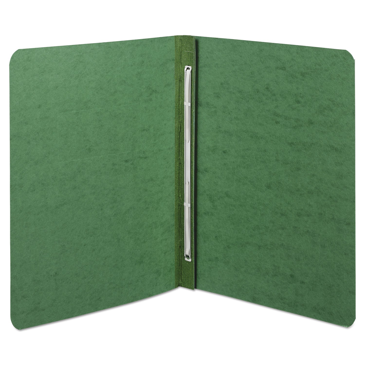 ACCO Presstex Report Cover With Tyvek Reinforced Hinge, Side Bound, 2-Piece Prong Fastener, 8.5 X 11, 3" Capacity, Dark Green