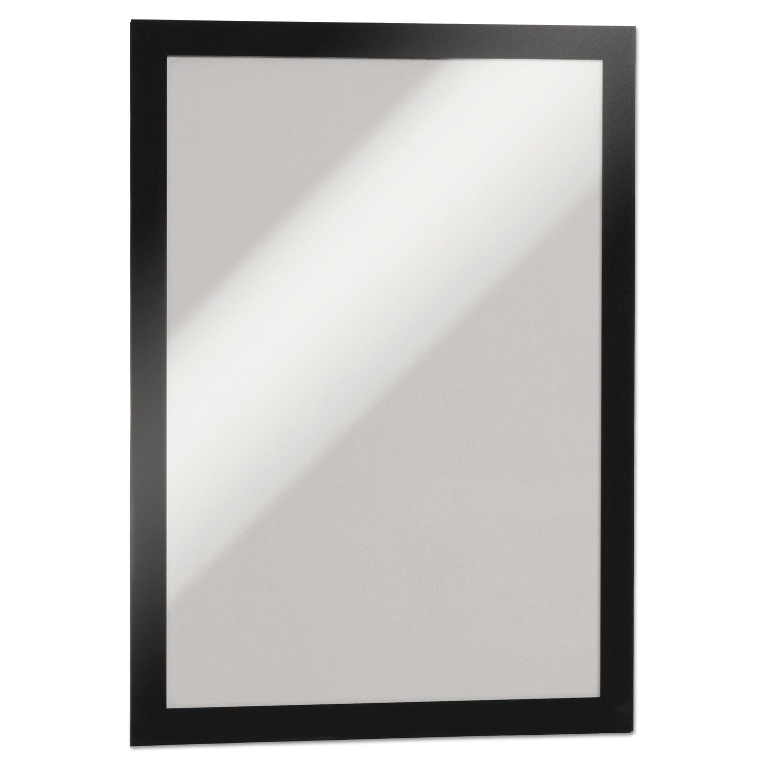 Durable® DURAFRAME Sign Holder, 8.5 x 11, Black Frame, 2/Pack