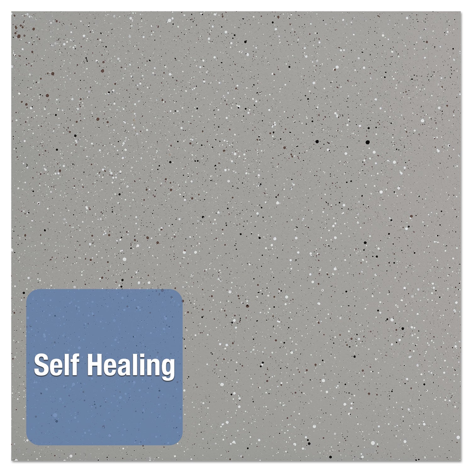 Quartet® Contour Granite Board, 36" x 24", Granite Gray Surface, Black Plastic Frame