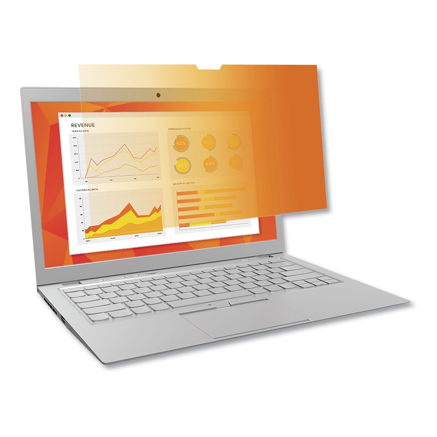 Gold Privacy Filter for 13.3" Laptop | Touch