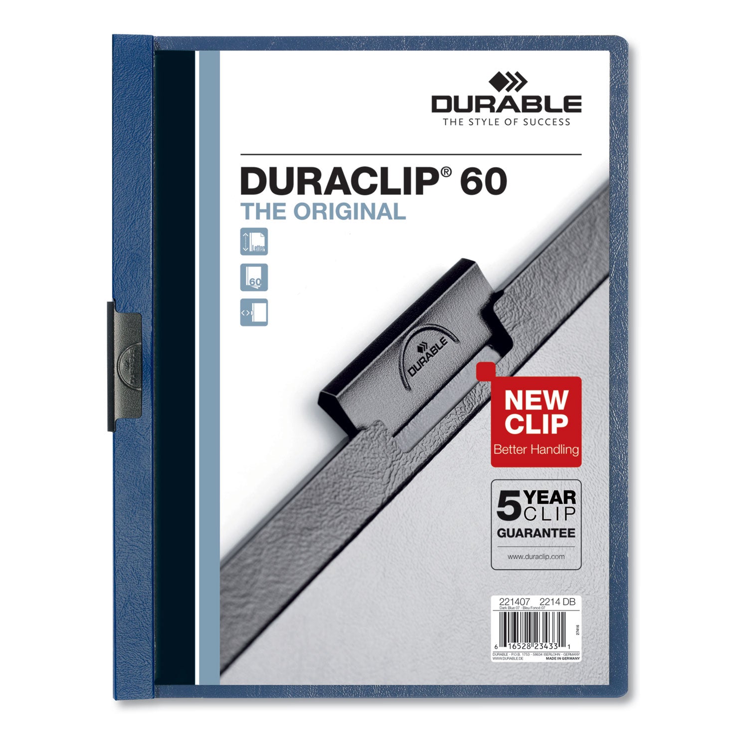DuraClip Report Cover | Dark Blue 25-Box