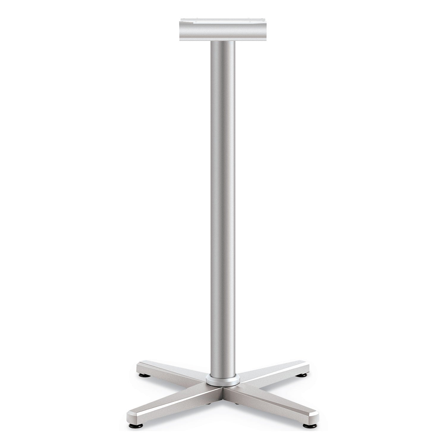 Arrange X-Leg Base | For 30-36" Tops, Silver