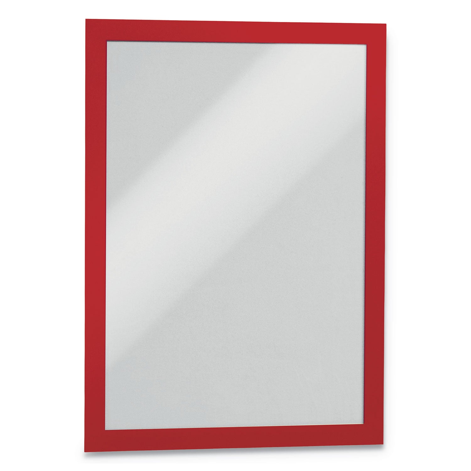 Durable DURAFRAME Sign Holder | 8.5x11 Red Frame