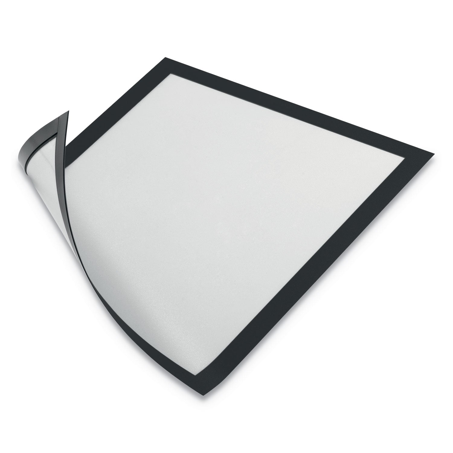 Durable Duraframe Magnetic Sign Holder | 8.5x11 Black