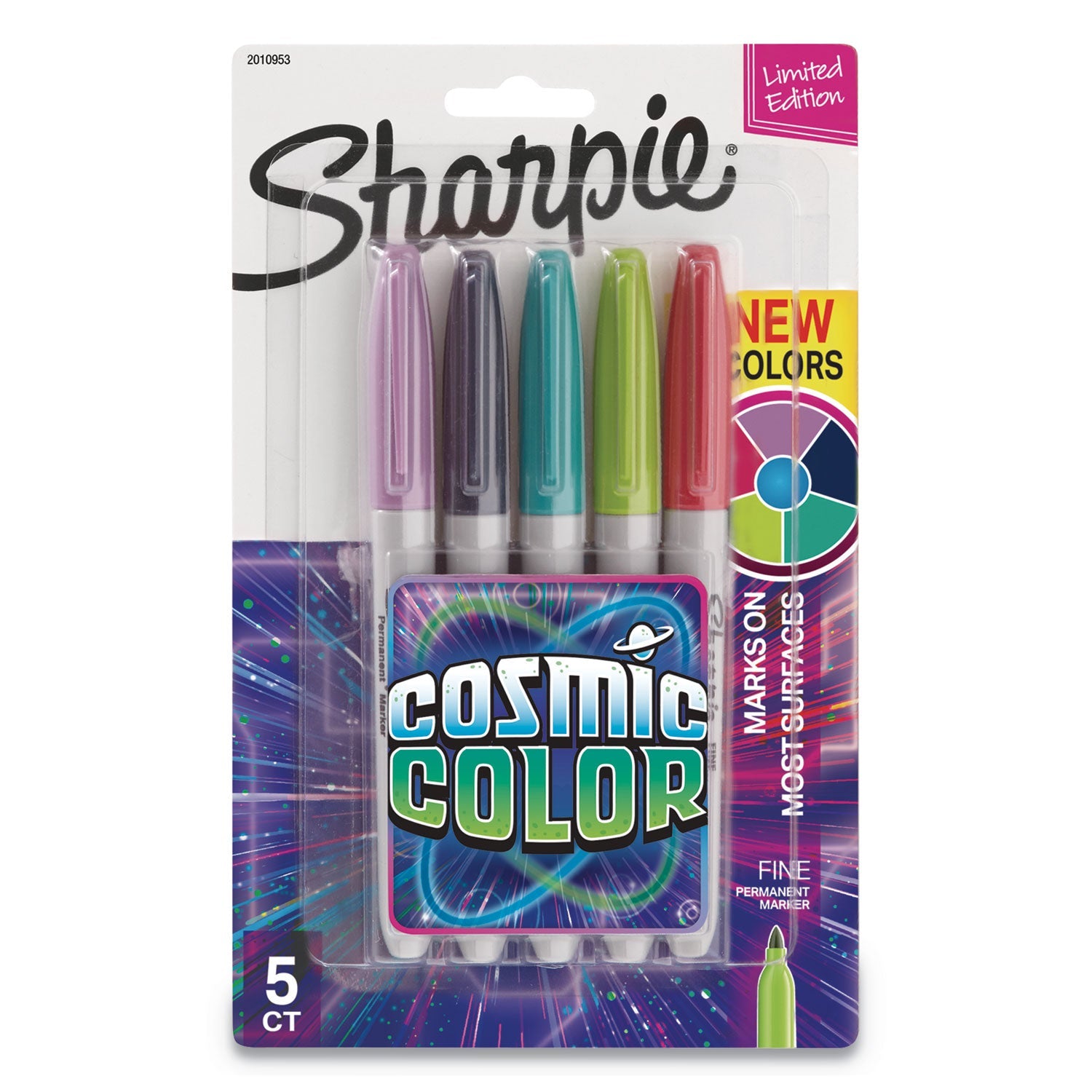 Cosmic Color Permanent Markers | 5-Pack, Sharpie®