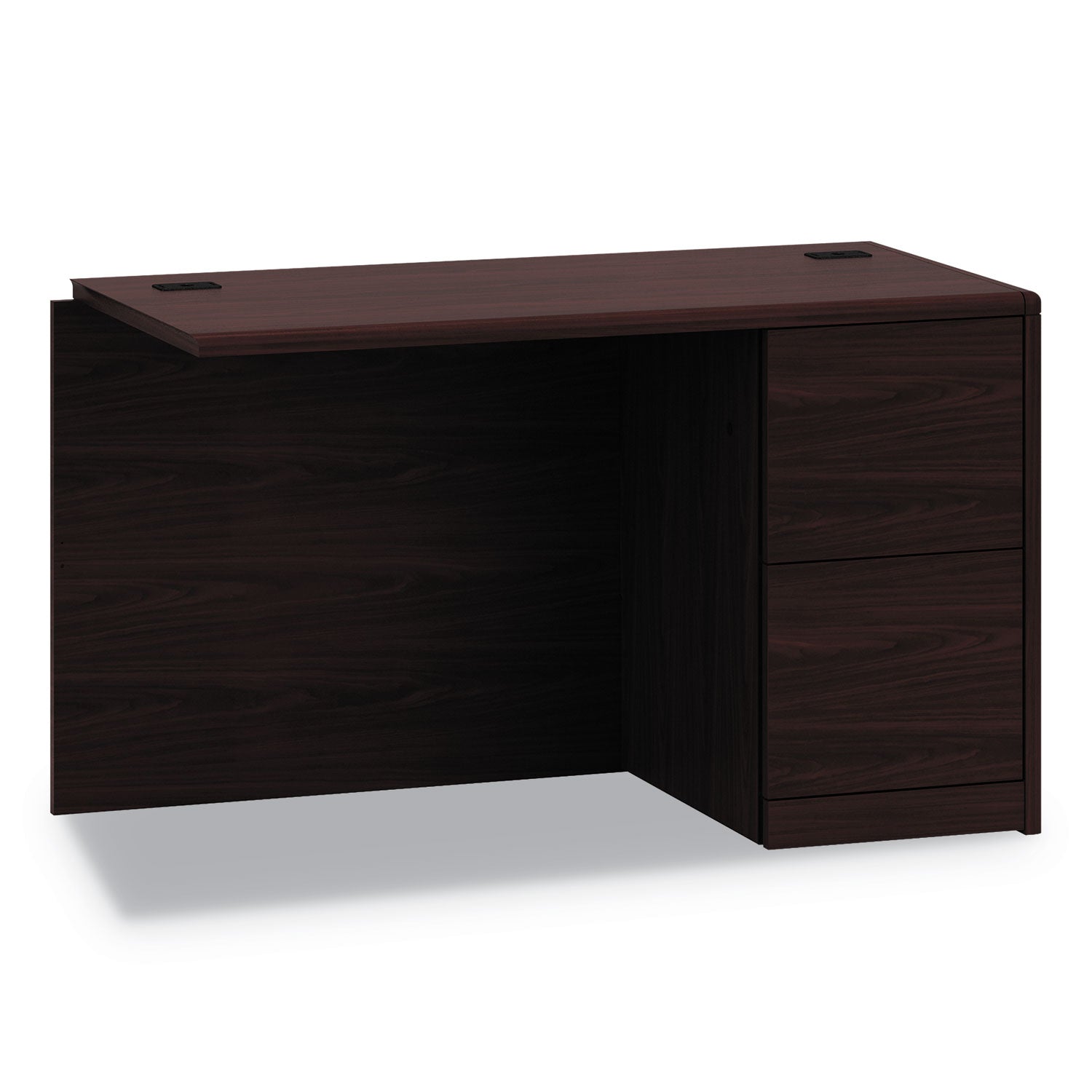 Full Right Pedestal Return | HON 10700, Mahogany