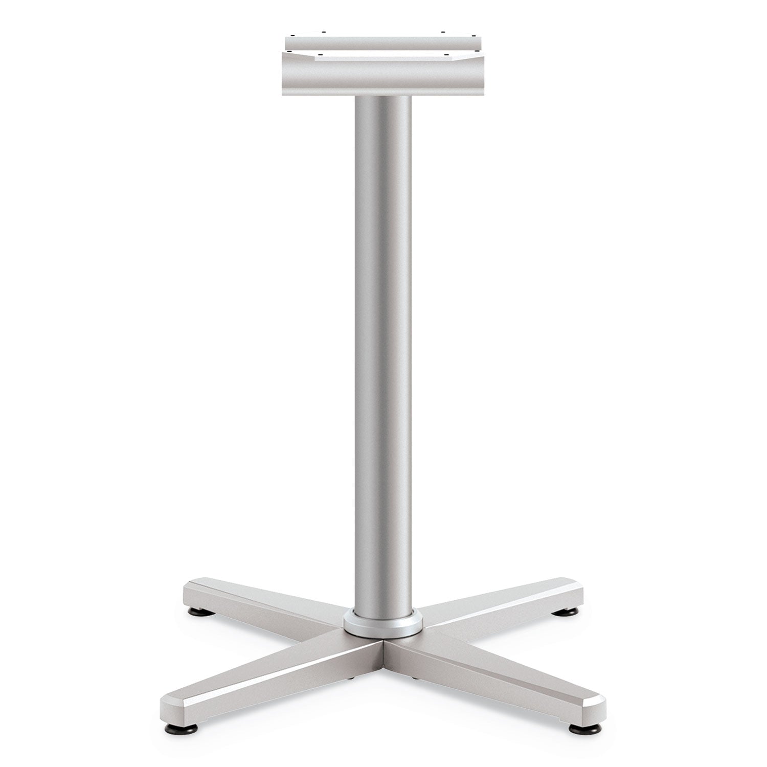 Arrange X-Leg Base | For 30-36" Tops, Silver