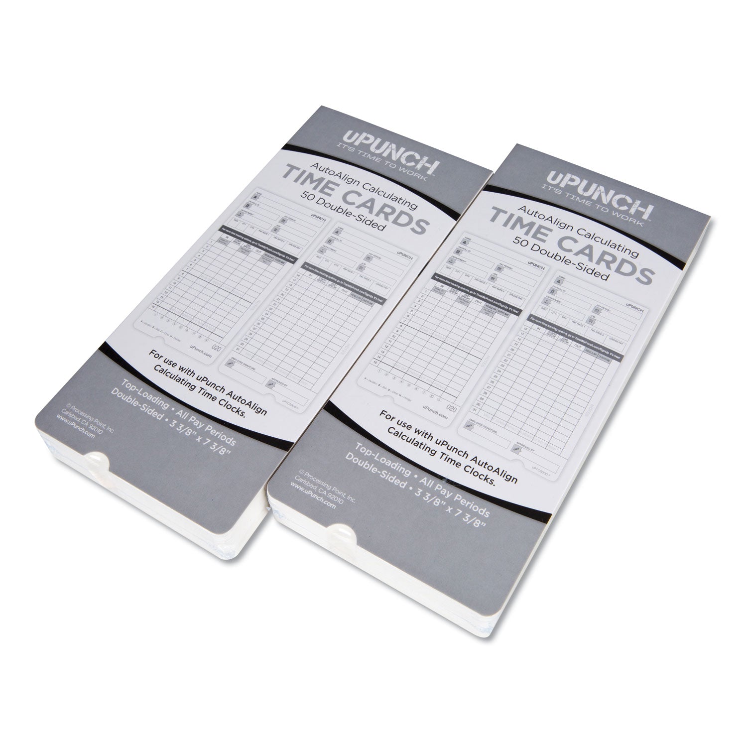 uPunch Time Clock Cards for HN2000/HN4000