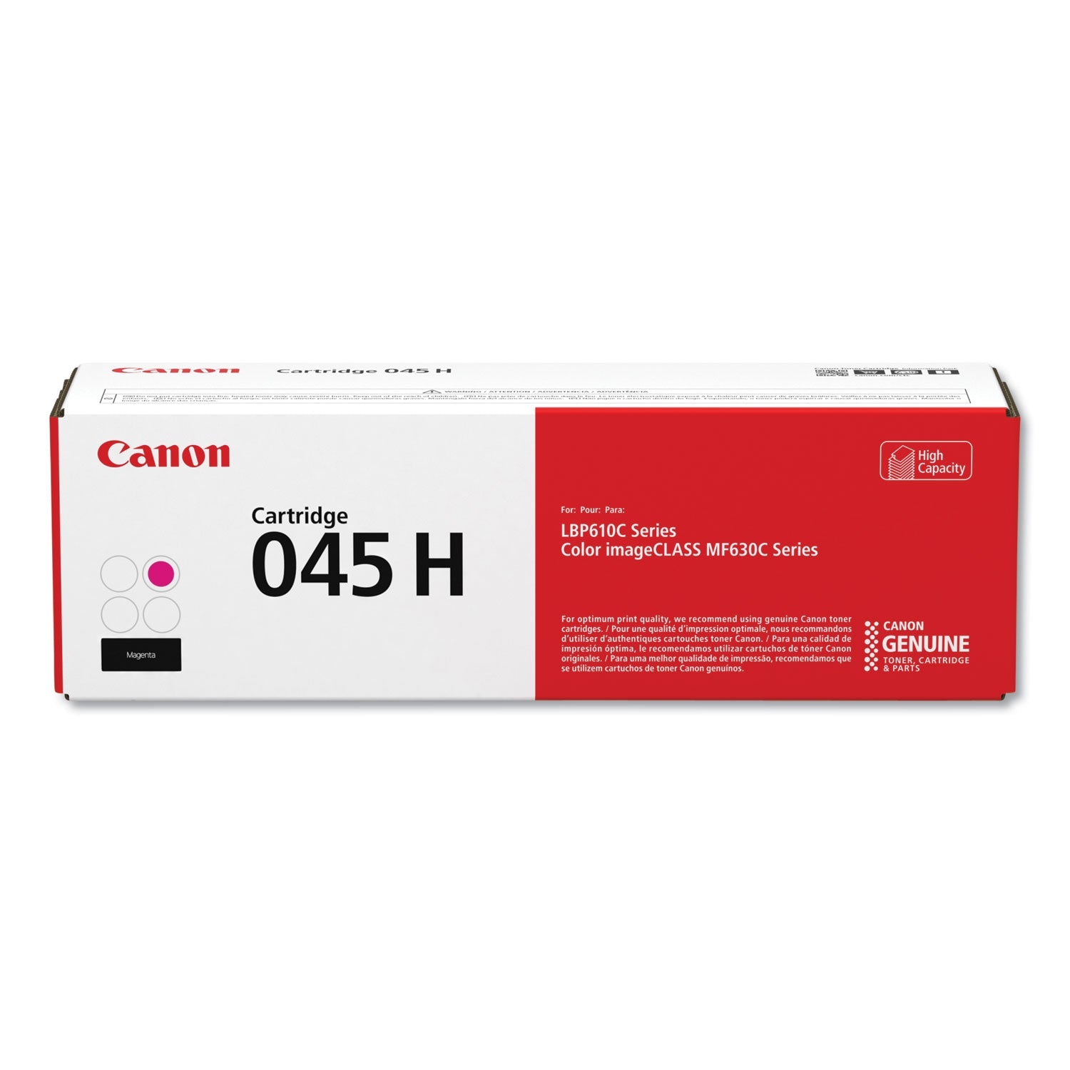 Canon 045 High-Yield Toner | Magenta, 2.2K Pgs