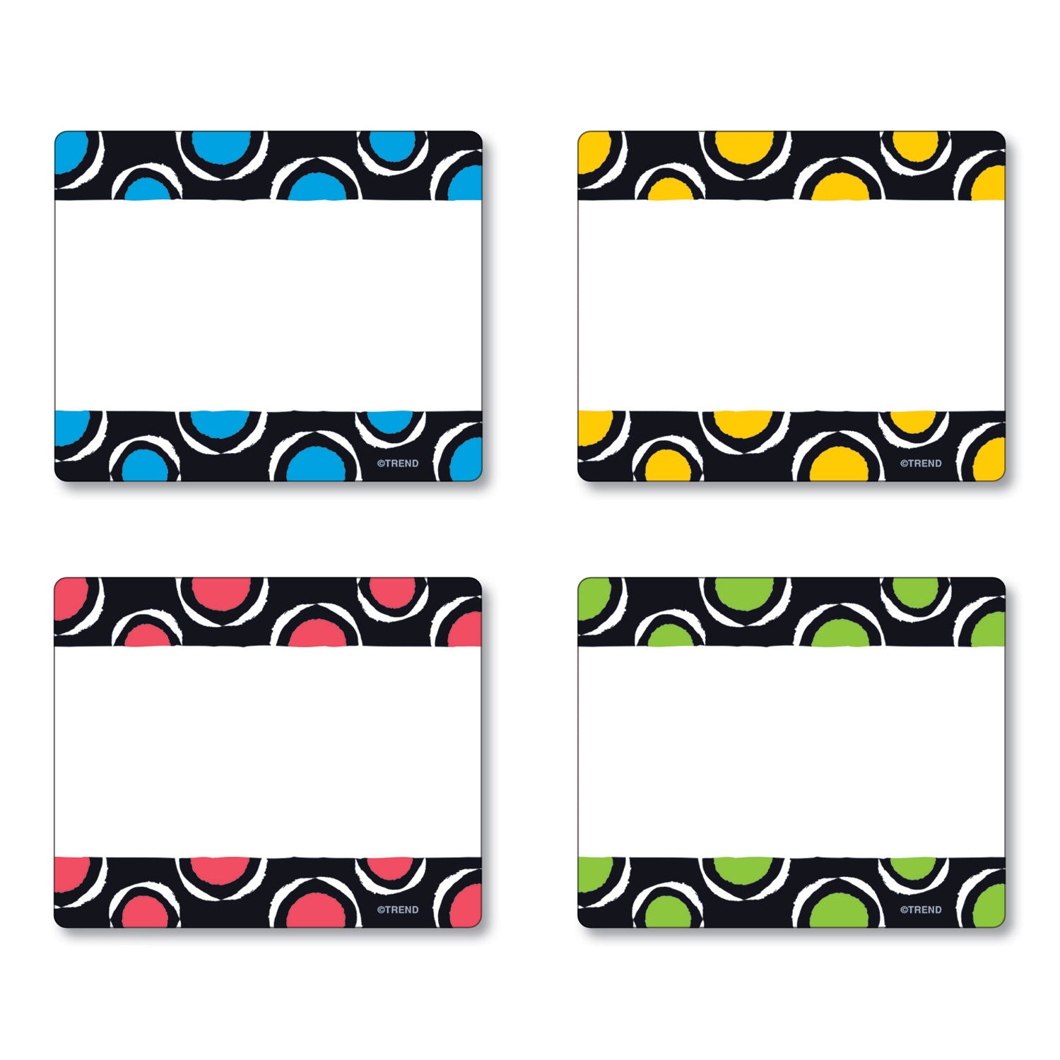 Terrific Labels Name Tags | TREND® Dots Design