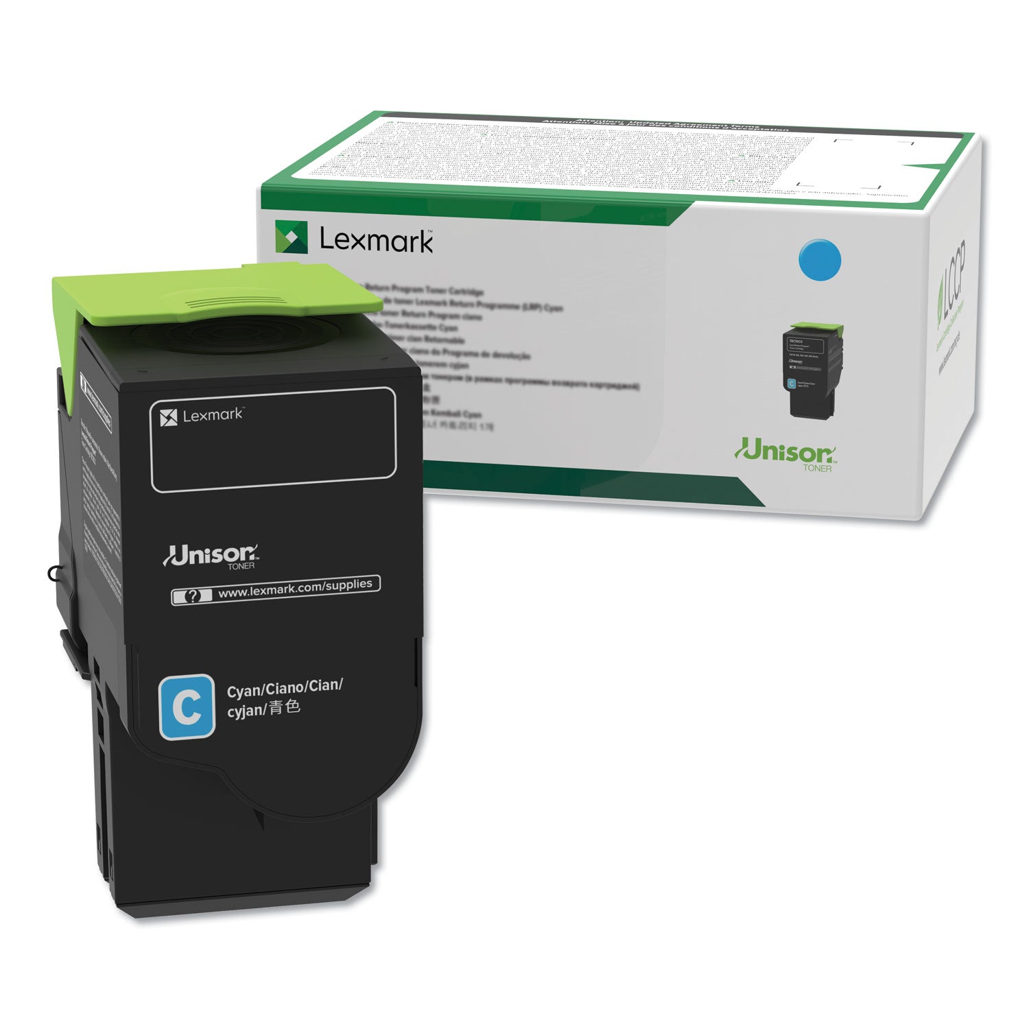 Lexmark™ C2310c0 Toner, 1,000 Page-Yield, Cyan