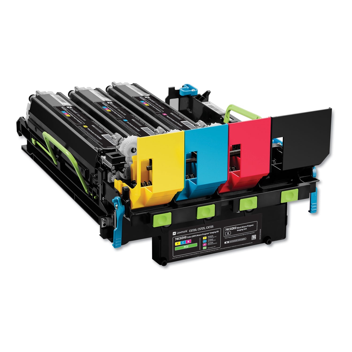Lexmark™ 74c0zv0 Return Program Imaging Kit, 150,000 Page-Yield, Cyan/magenta/yellow