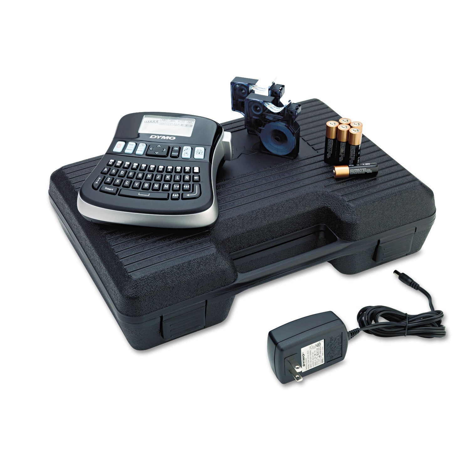 DYMO® Labelmanager 210d Label Maker Kit, 2 Lines, 6.1 X 6.5 X 2.5