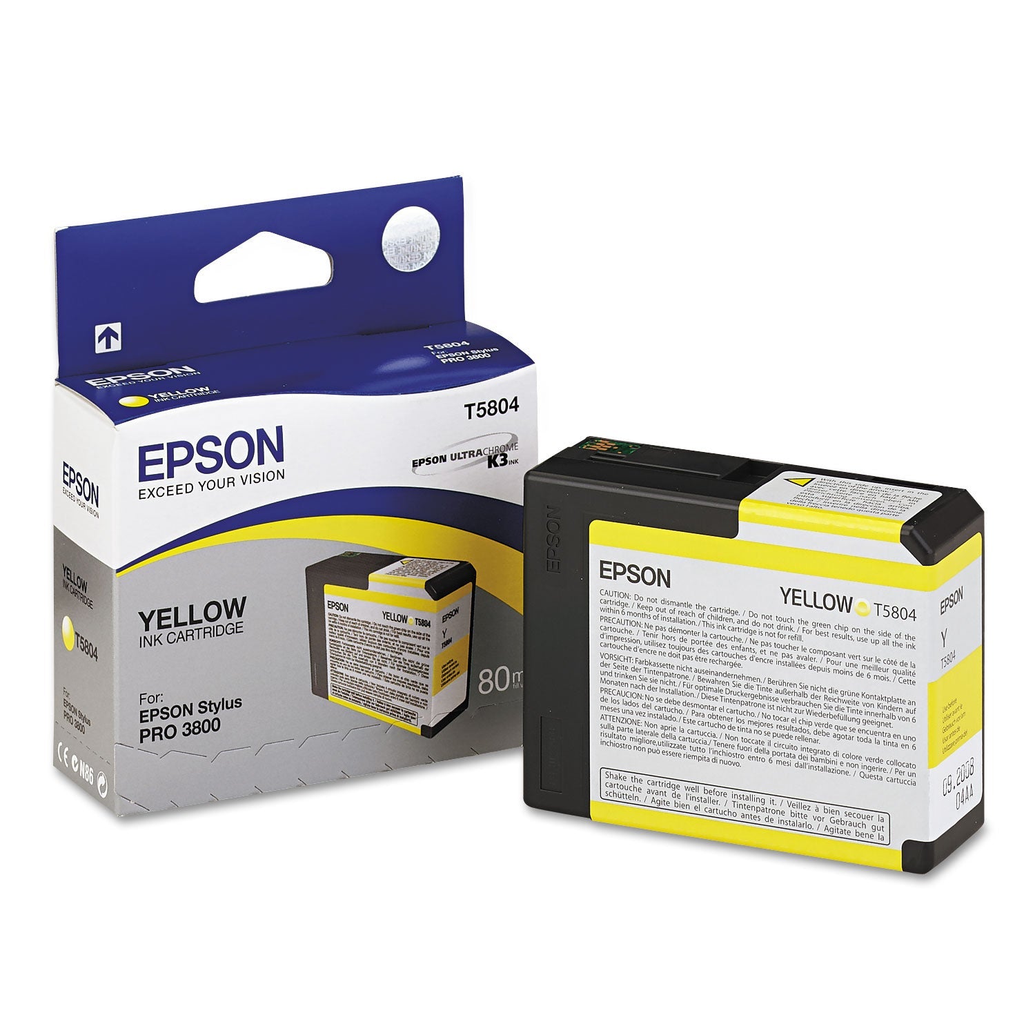 Epson T580400 Ultrachrome K3 Ink | Yellow