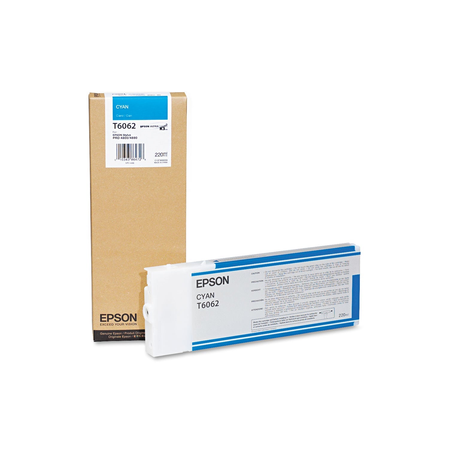 Epson T606200 (60) Ink | Cyan