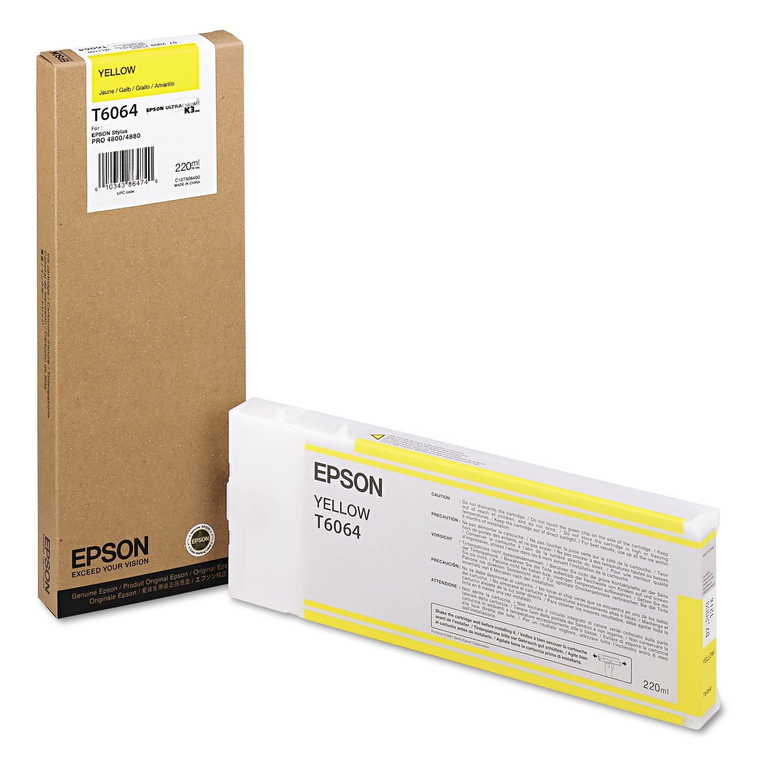 Epson T606400 (60) Ink | Yellow