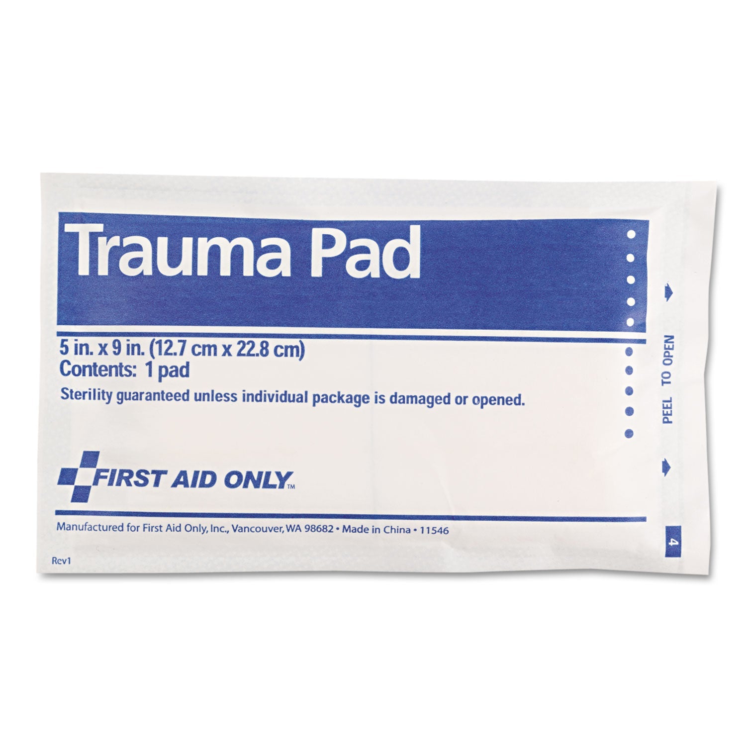 SmartCompliance Trauma Pad | Sterile 5x9 Dressing