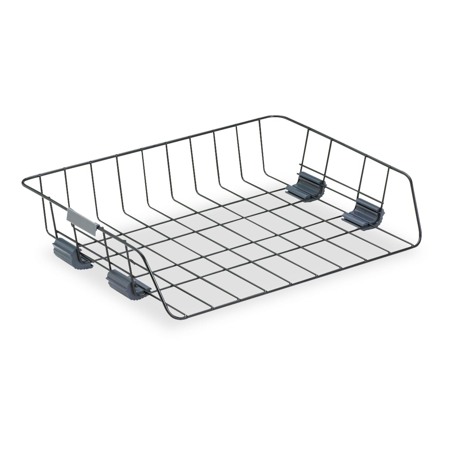 Side-Load Wire Stacking Letter Tray | Black