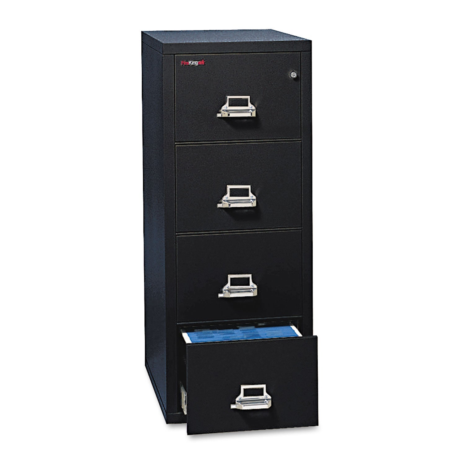 Insulated Vertical File | 4-Drawer Letter Black