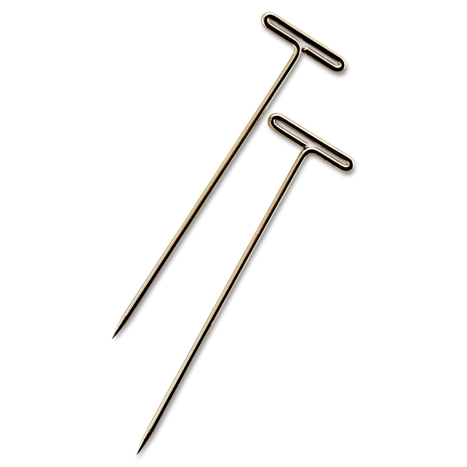 GEM® T-Pins, Steel, Silver, 1.5", 100/Box