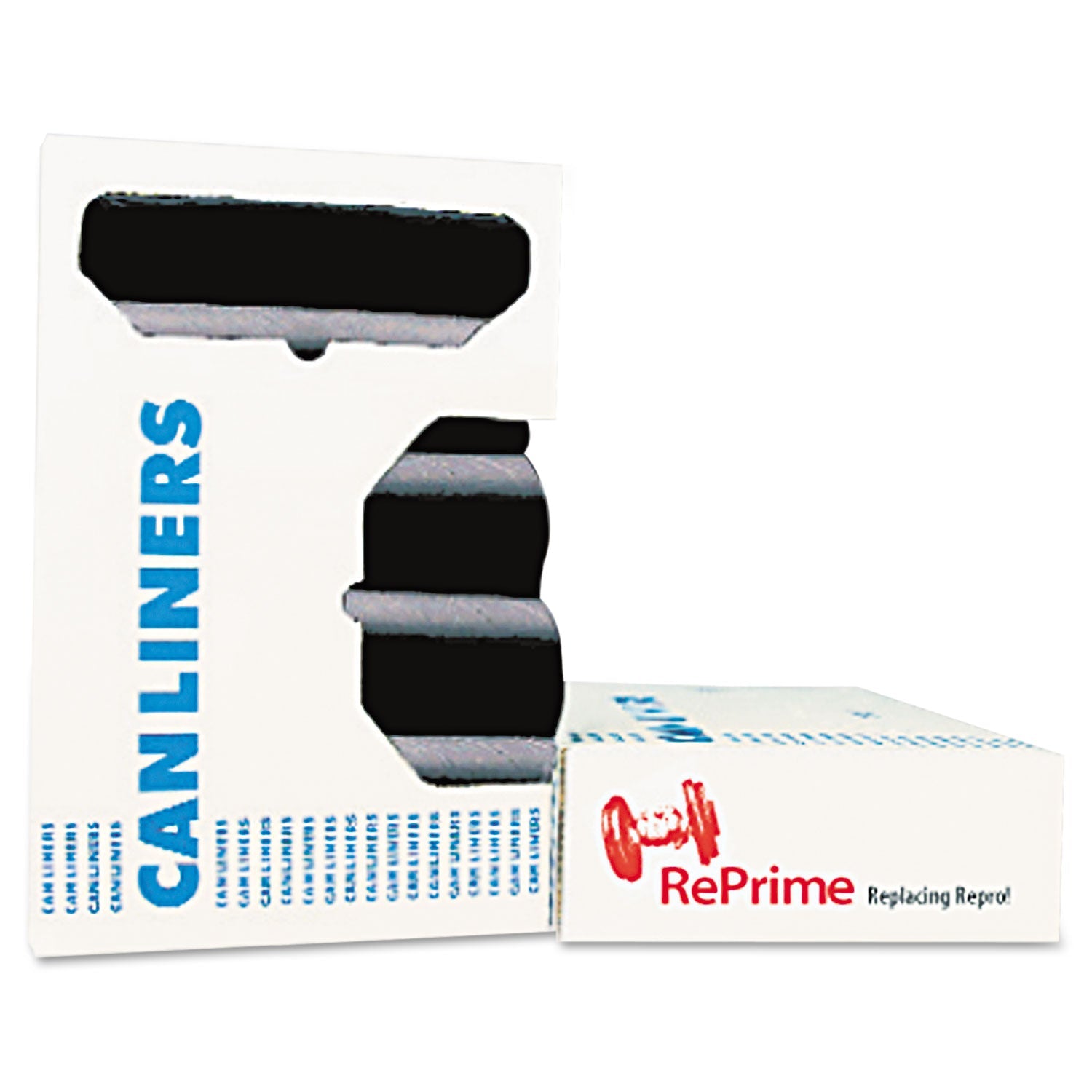 AccuFit Can Liners | 32 Gal, Black, 100/Carton