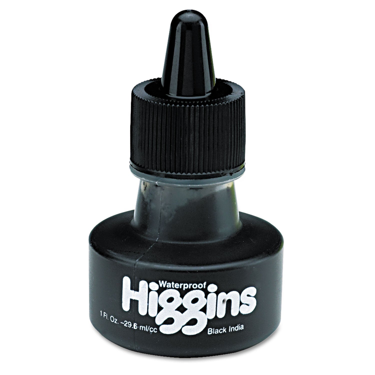 Higgins® Waterproof Pigmented Drawing Ink, 1 oz Bottle, Black