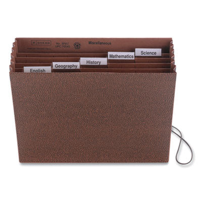 Six-Pocket Subject File | Letter, Redrope