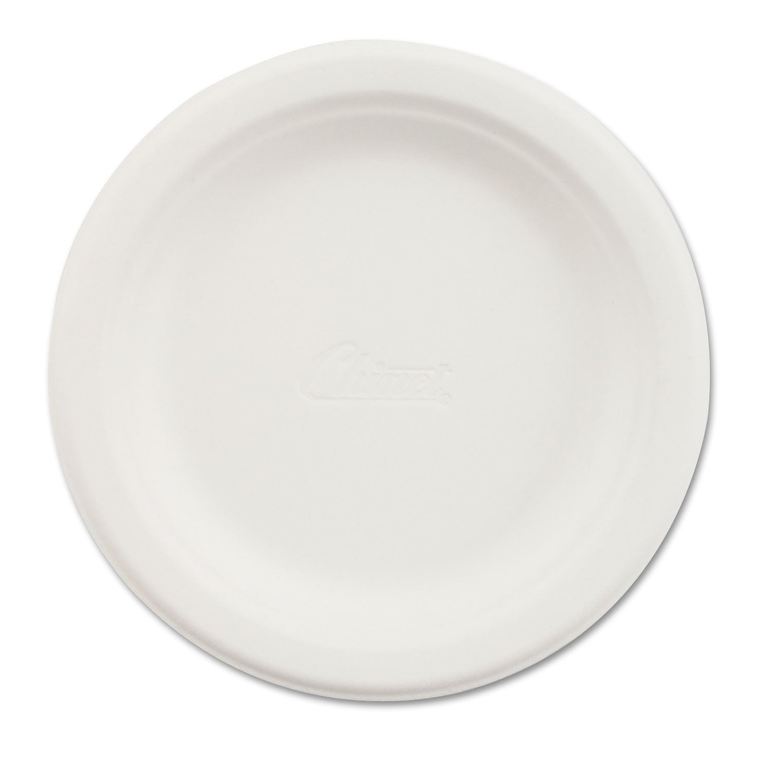 Chinet® Paper Dinnerware, Plate, 6" Dia, White, 1,000/carton