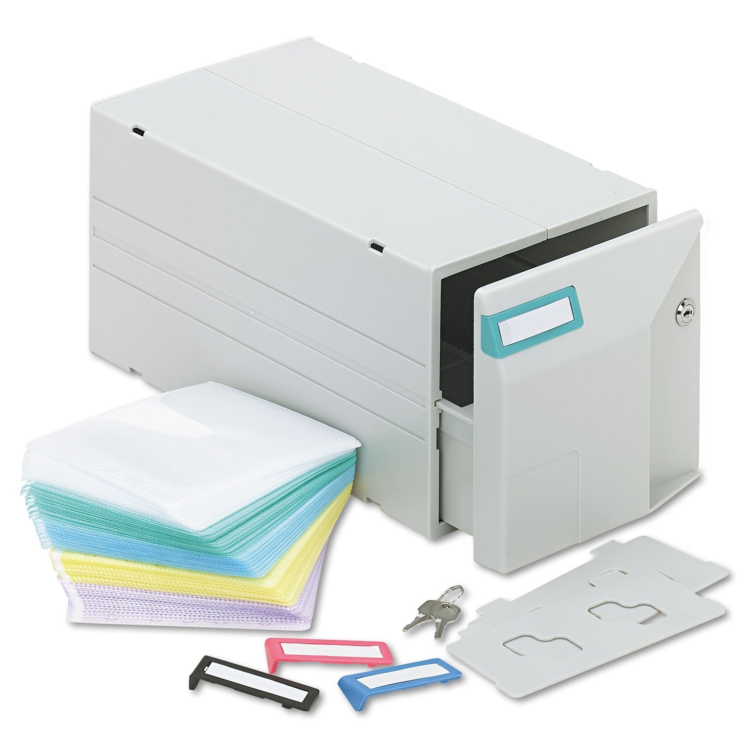 Innovera® Cd/dvd Storage Drawer, Holds 150 Discs, Light Gray