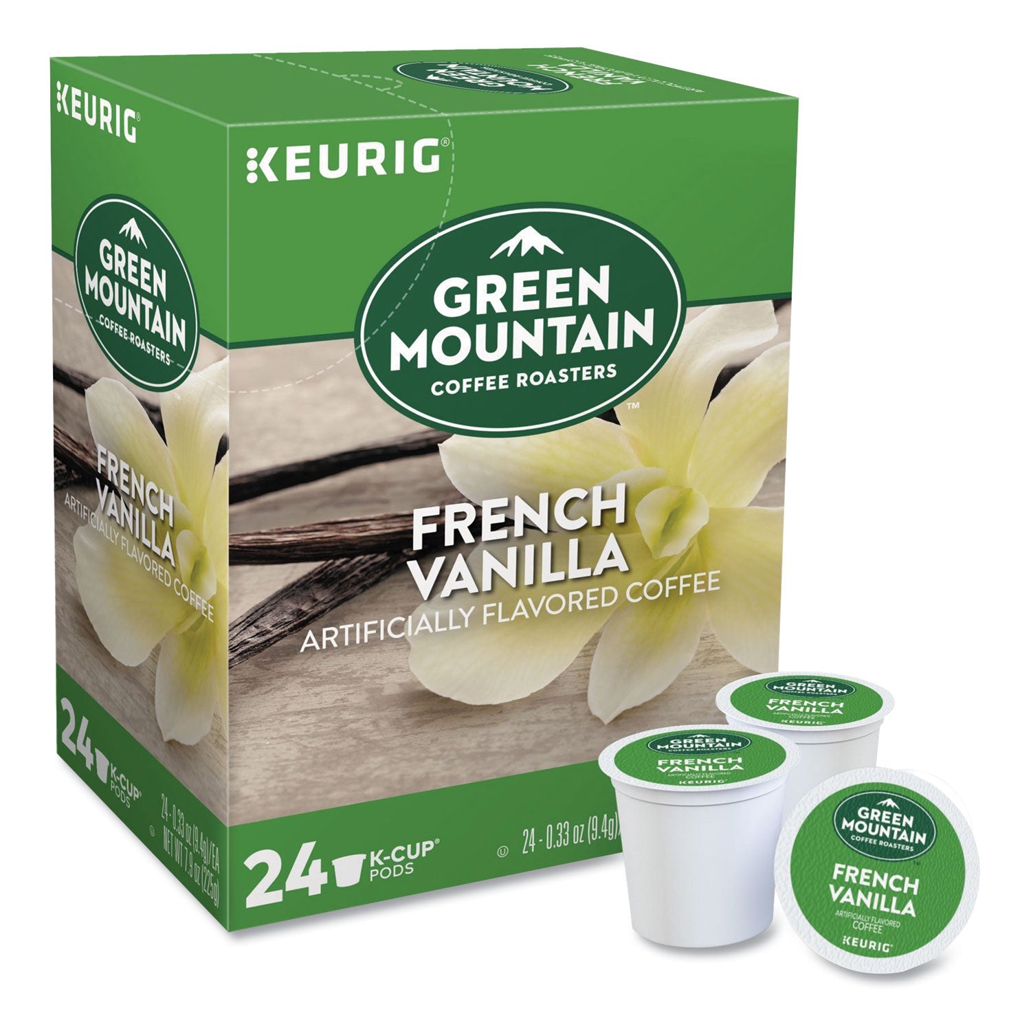 Green Mountain Coffee® French Vanilla Coffee K-Cup Pods, 24/box