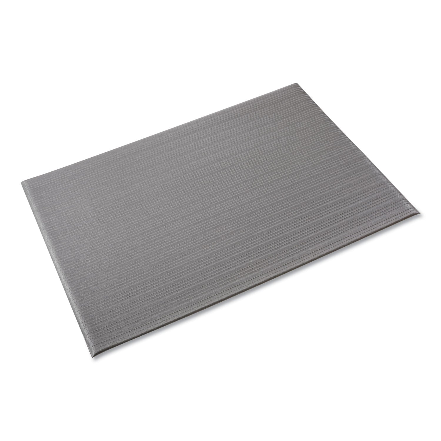 Anti-Fatigue Mat 3'x10' | Ribbed Vinyl, Gray