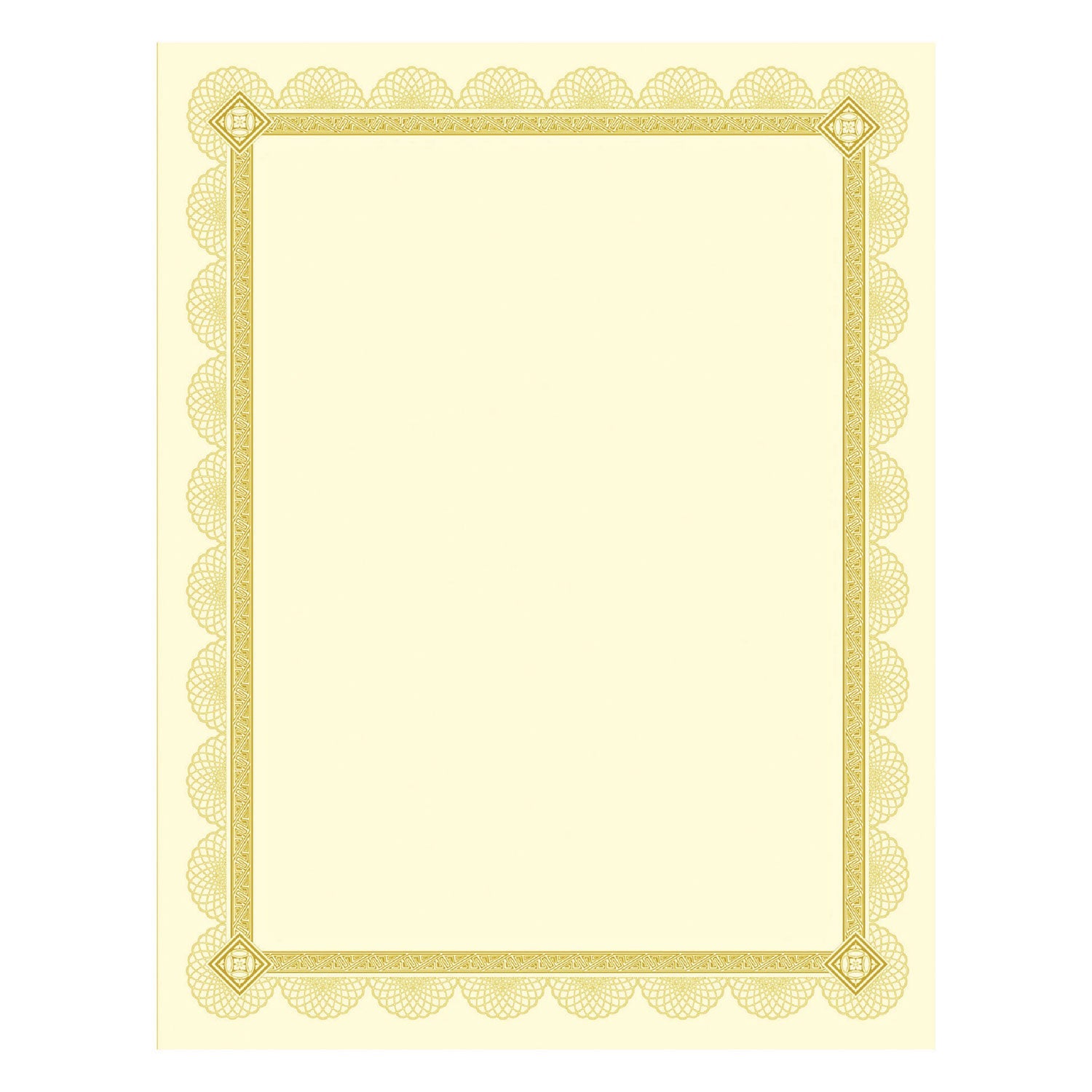 Southworth Premium Certificates | Ivory/Gold 15/Pack