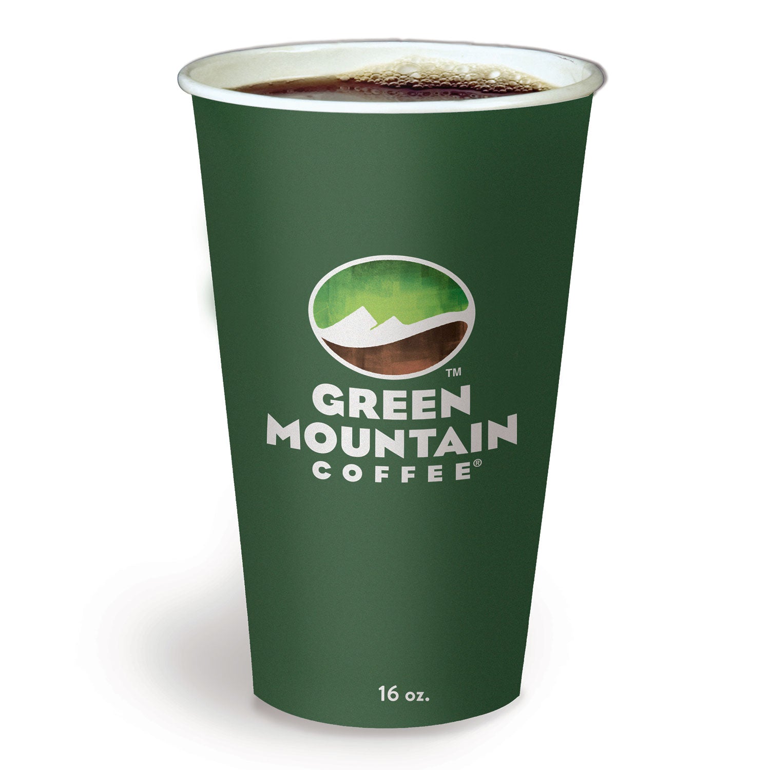 Green Mountain Coffee Paper Hot Cups | 16 oz