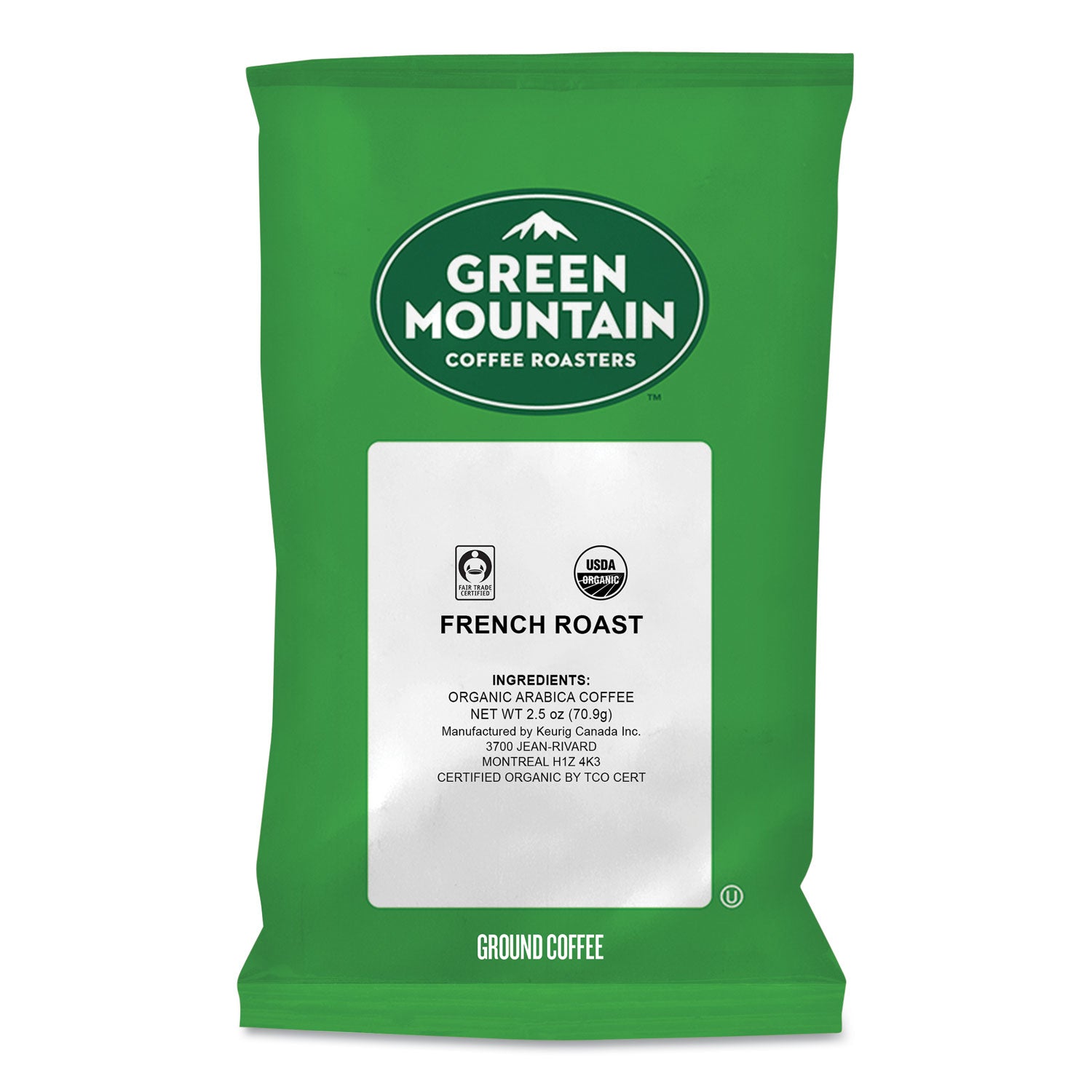 Green Mountain French Roast Coffee Packs | 50-Count