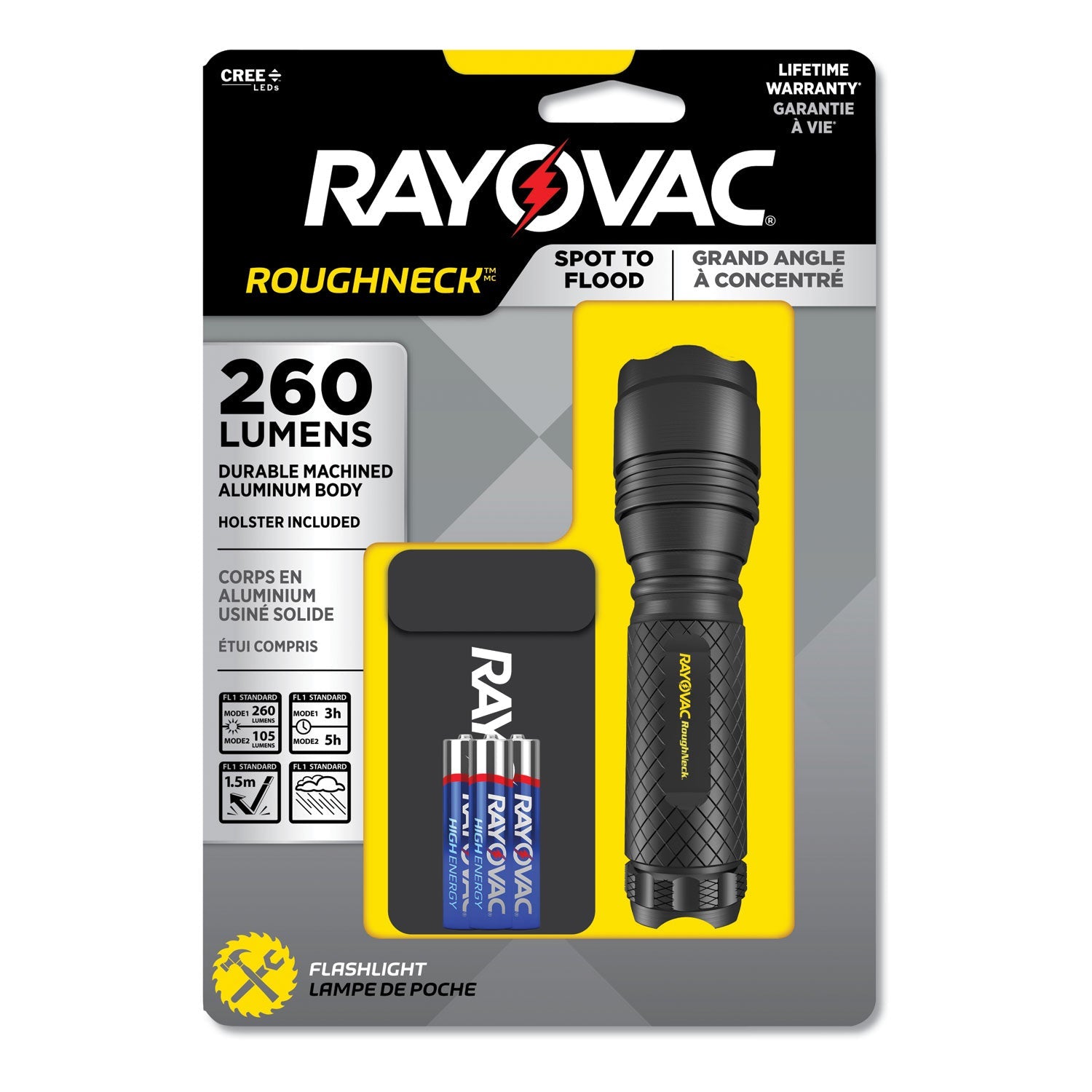LED Aluminum Flashlight | 220 Lumen Tactical