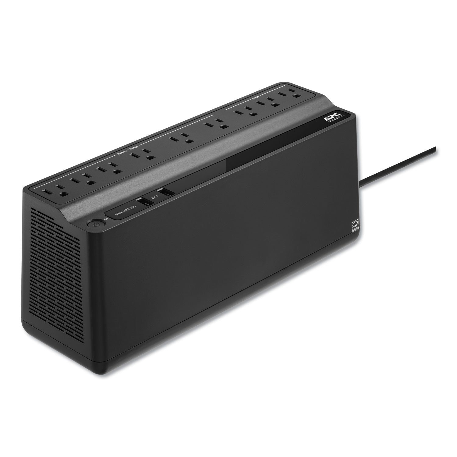 APC® Smart-UPS 850 VA Battery Backup System, 9 Outlets, 120 VA, 354 J