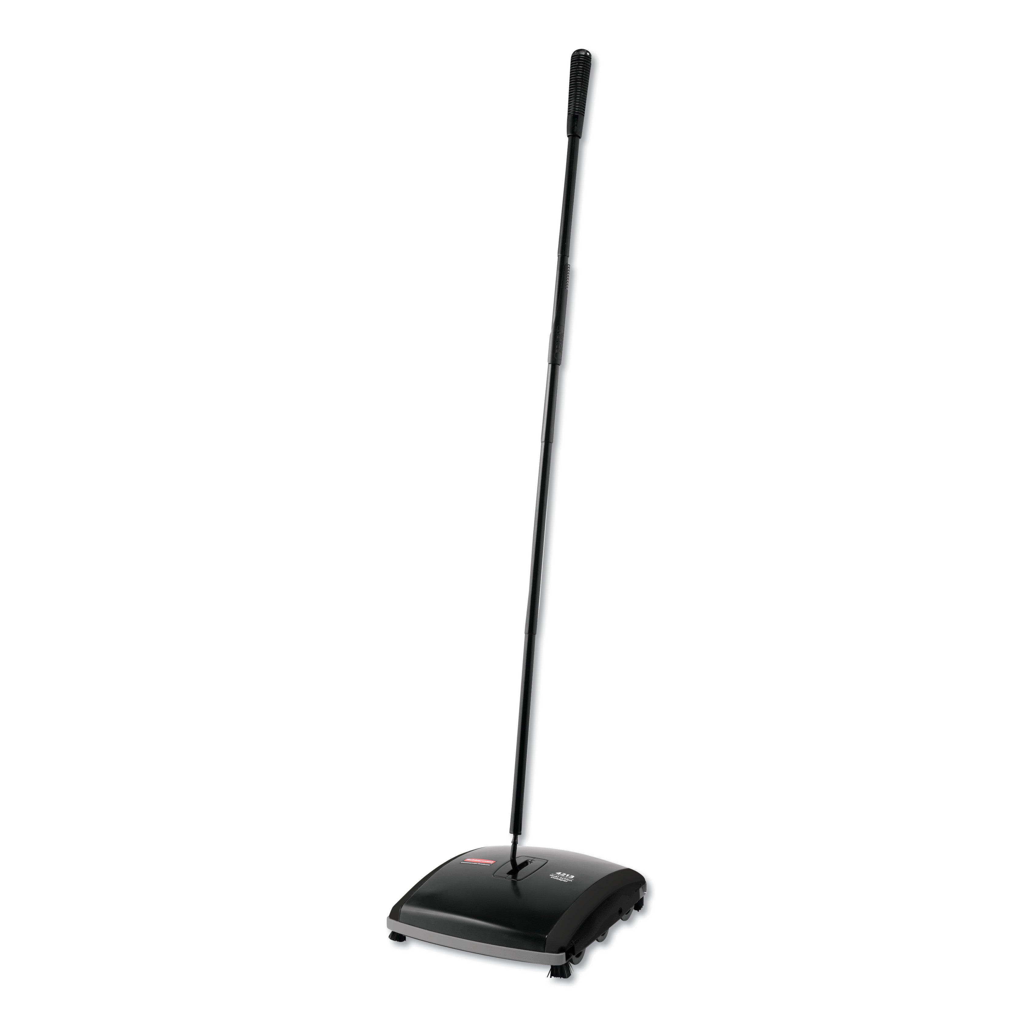 Dual Action Sweeper | 44" Handle, Black/Yellow