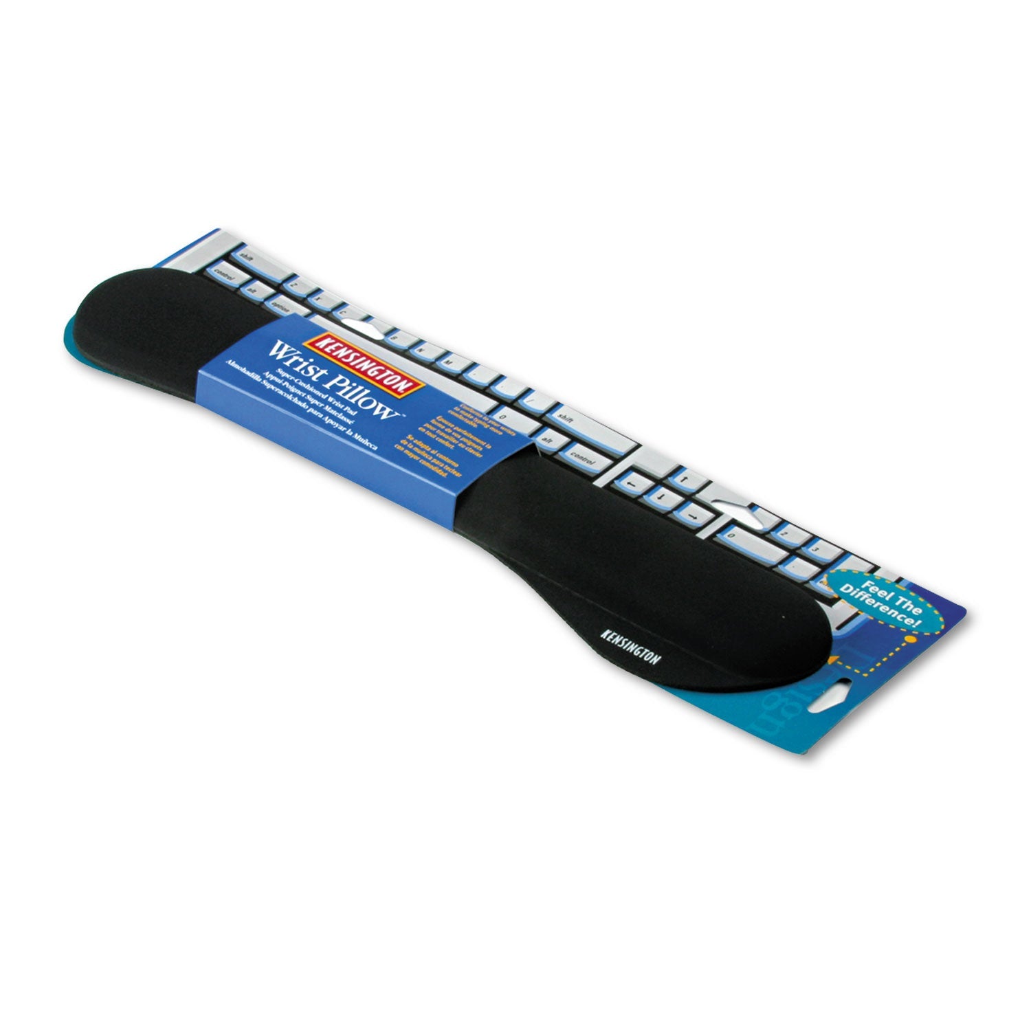 Kensington® Wrist Pillow Foam Keyboard Wrist Rest, 19.25 x 3.5, Black
