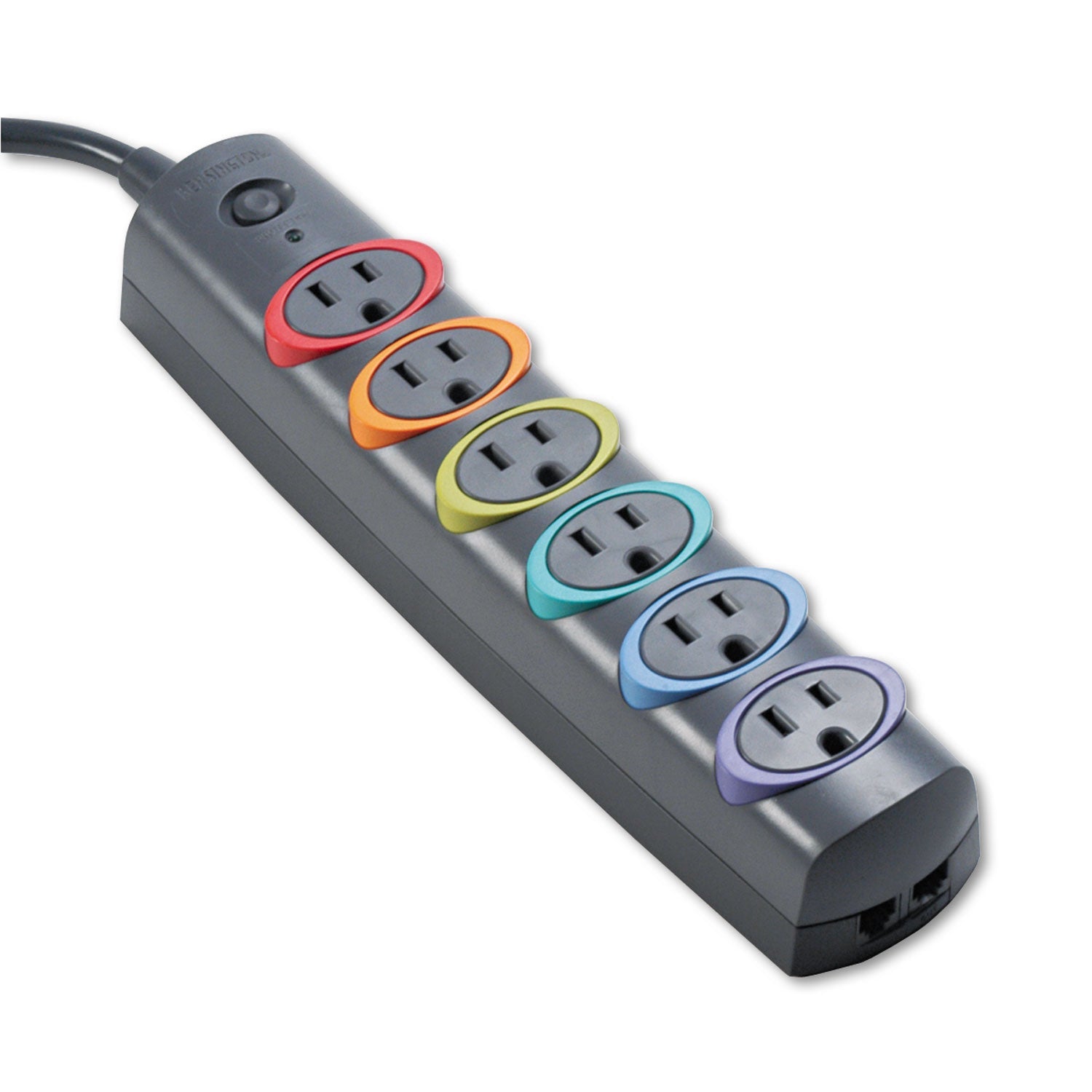 Color-Coded Surge Protector | 6-Outlet, Kensington®