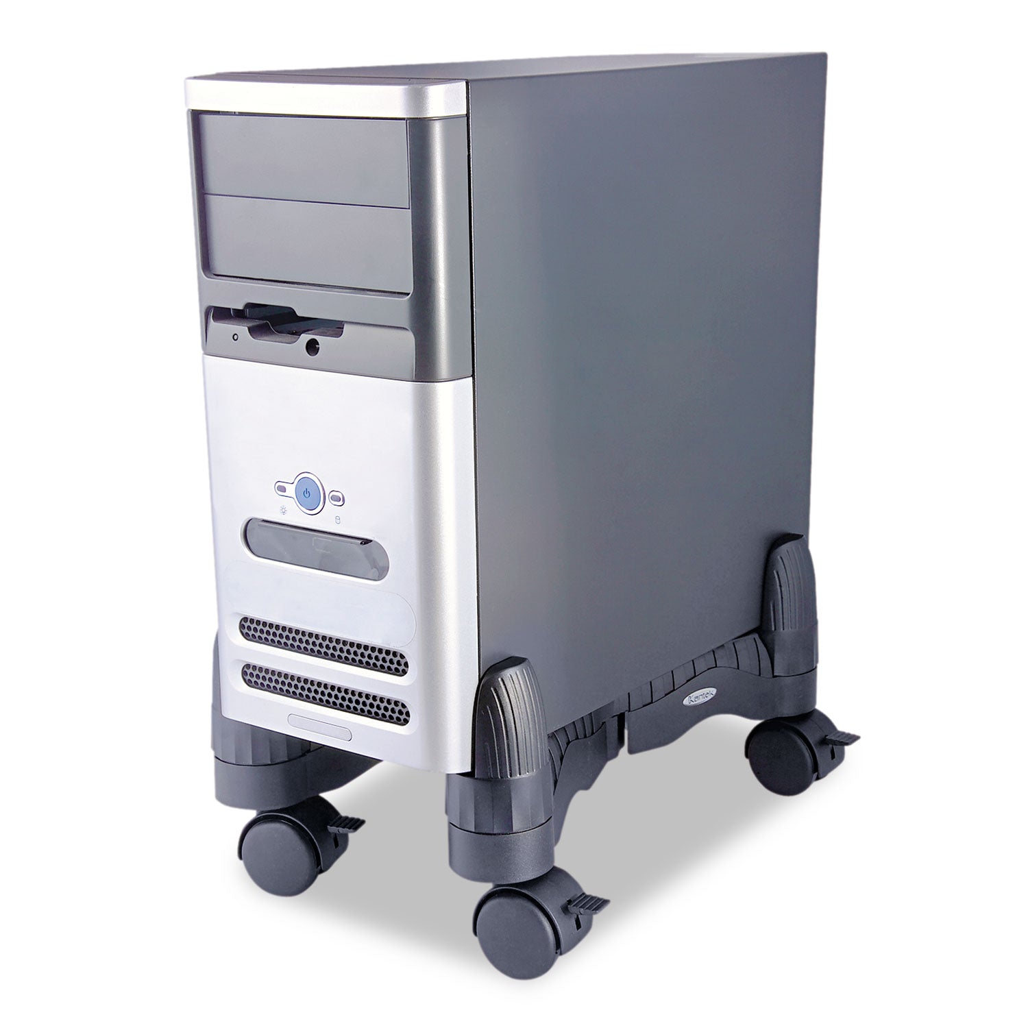 Kantek Mobile CPU Stand | Supports 60 lb Black