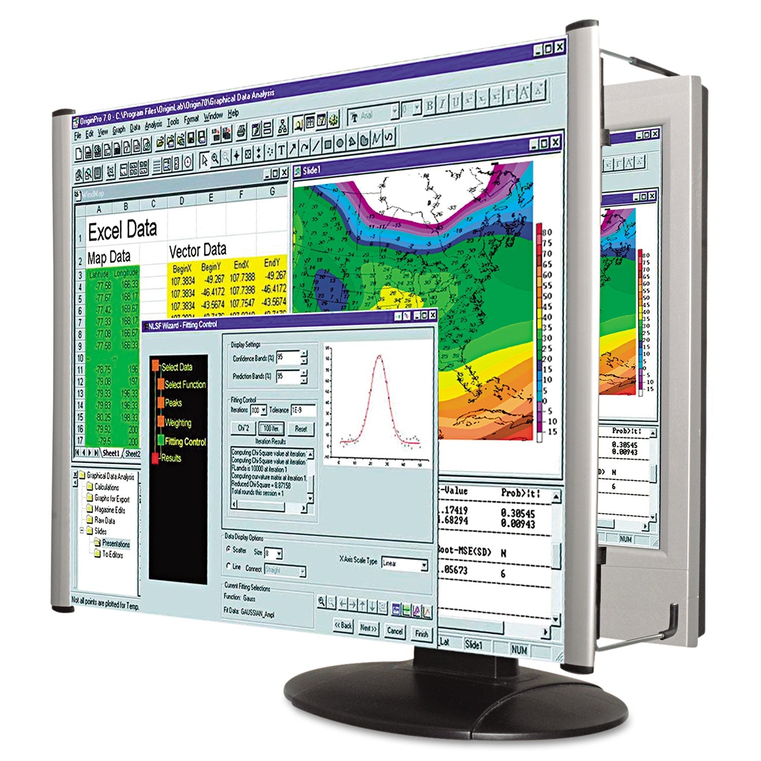 LCD Monitor Magnifier Filter | For 17" Monitor