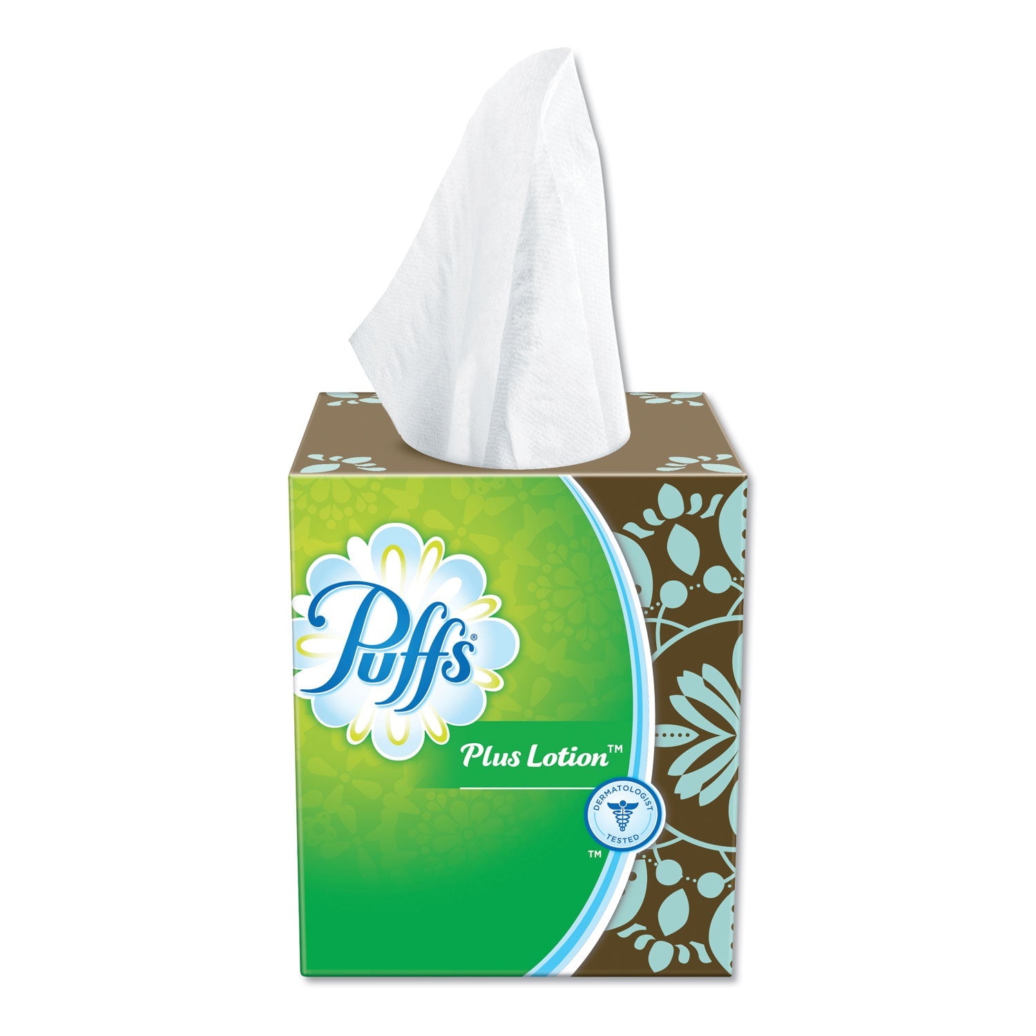 Puffs® Plus Lotion Facial Tissue, 2-Ply, White, 56 Sheets/Box, 24 Boxes/Carton