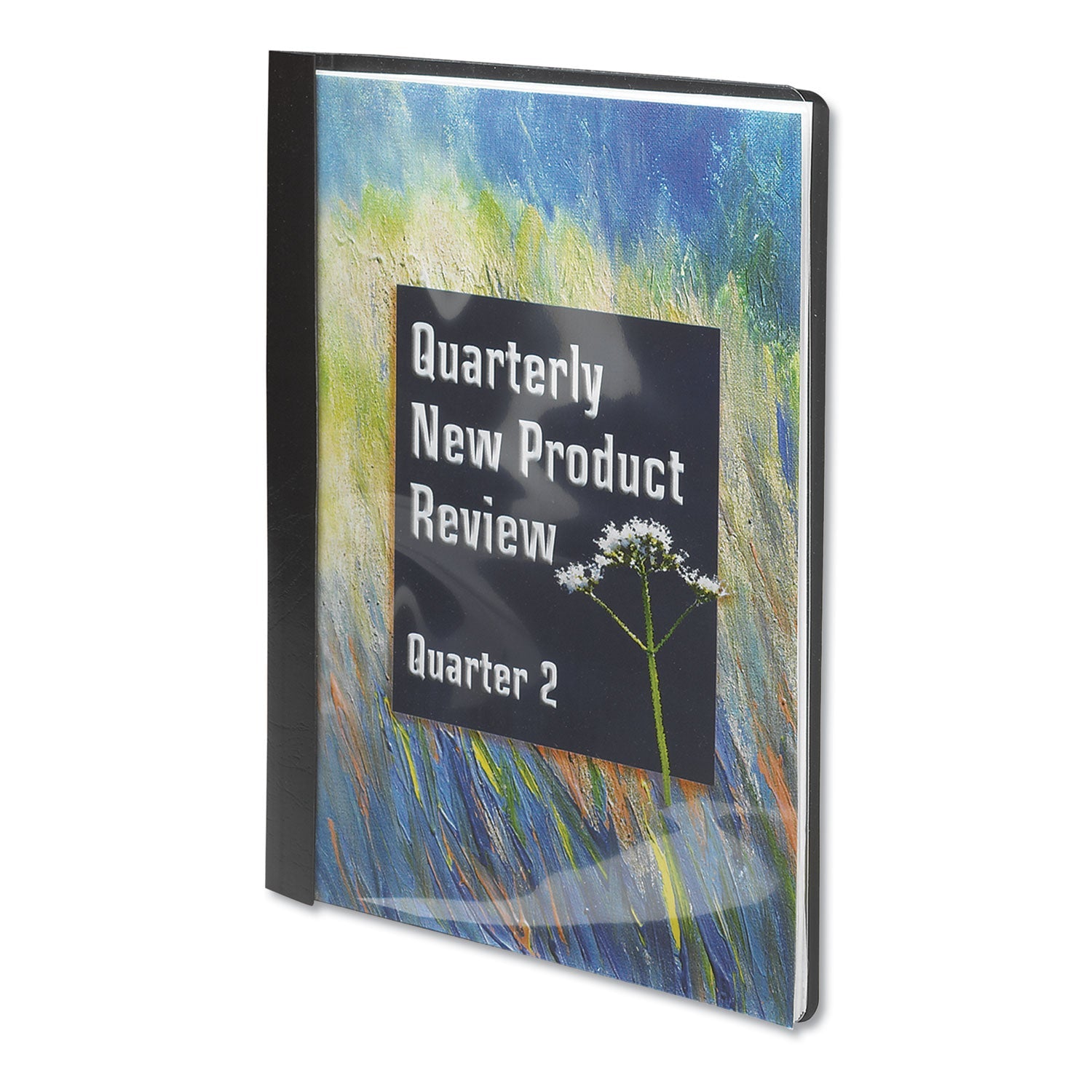 Poly Report Cover | Clear/Black | 25/Box
