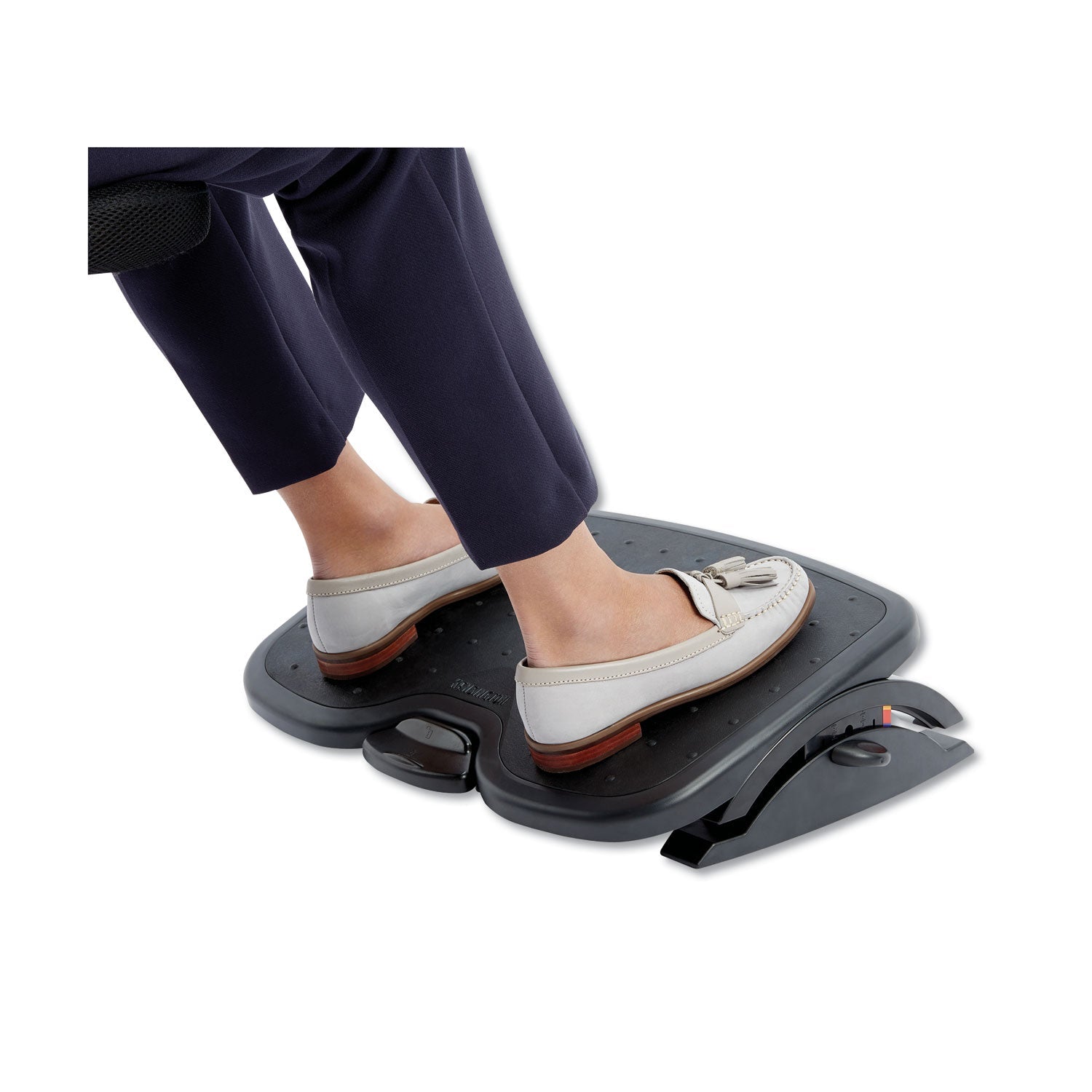 Kensington® Solemate Plus Adjustable Footrest With Smartfit System, 21.9w X 3.7d X 14.2h, Black