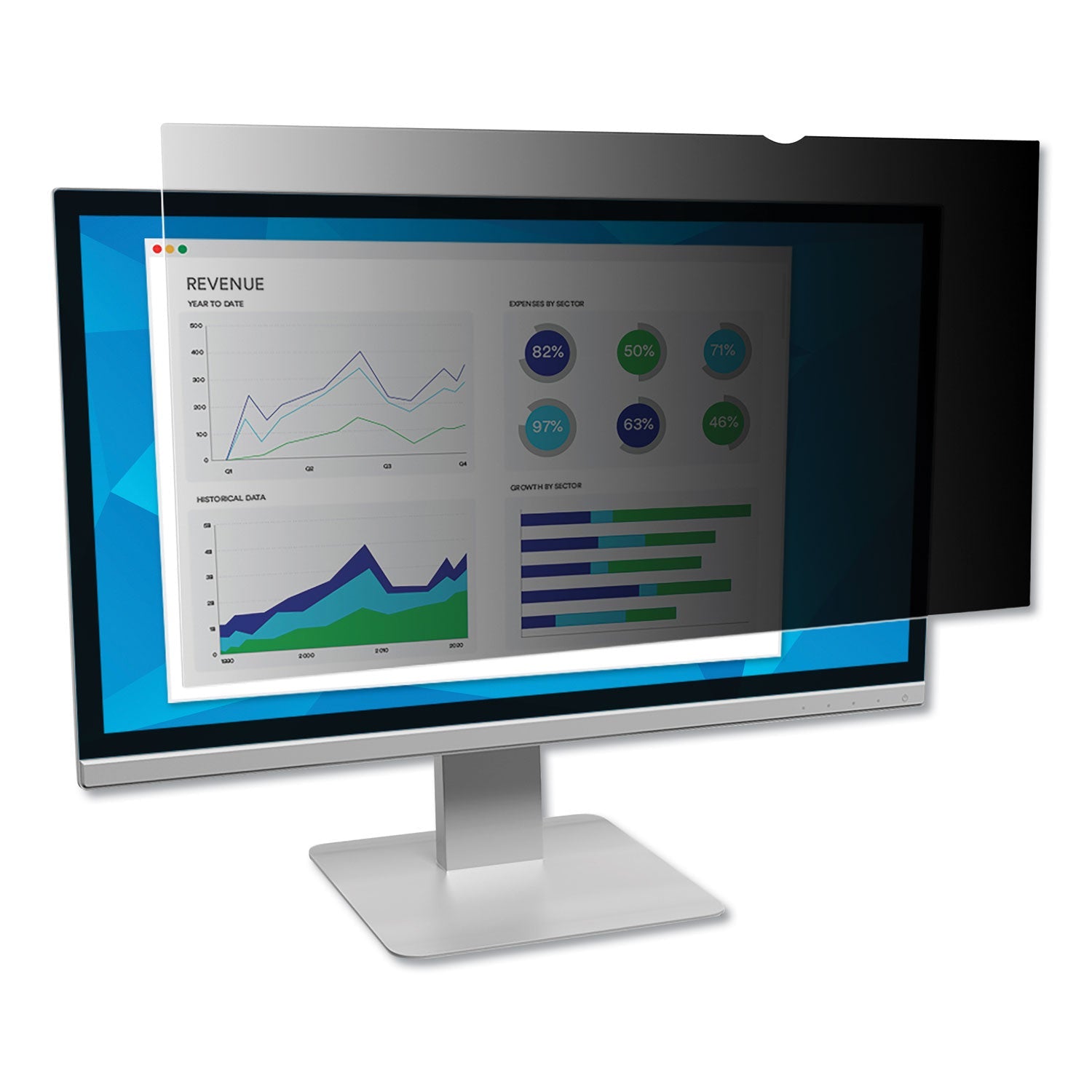 19" Flat Panel Monitor Privacy Filter | Blackout