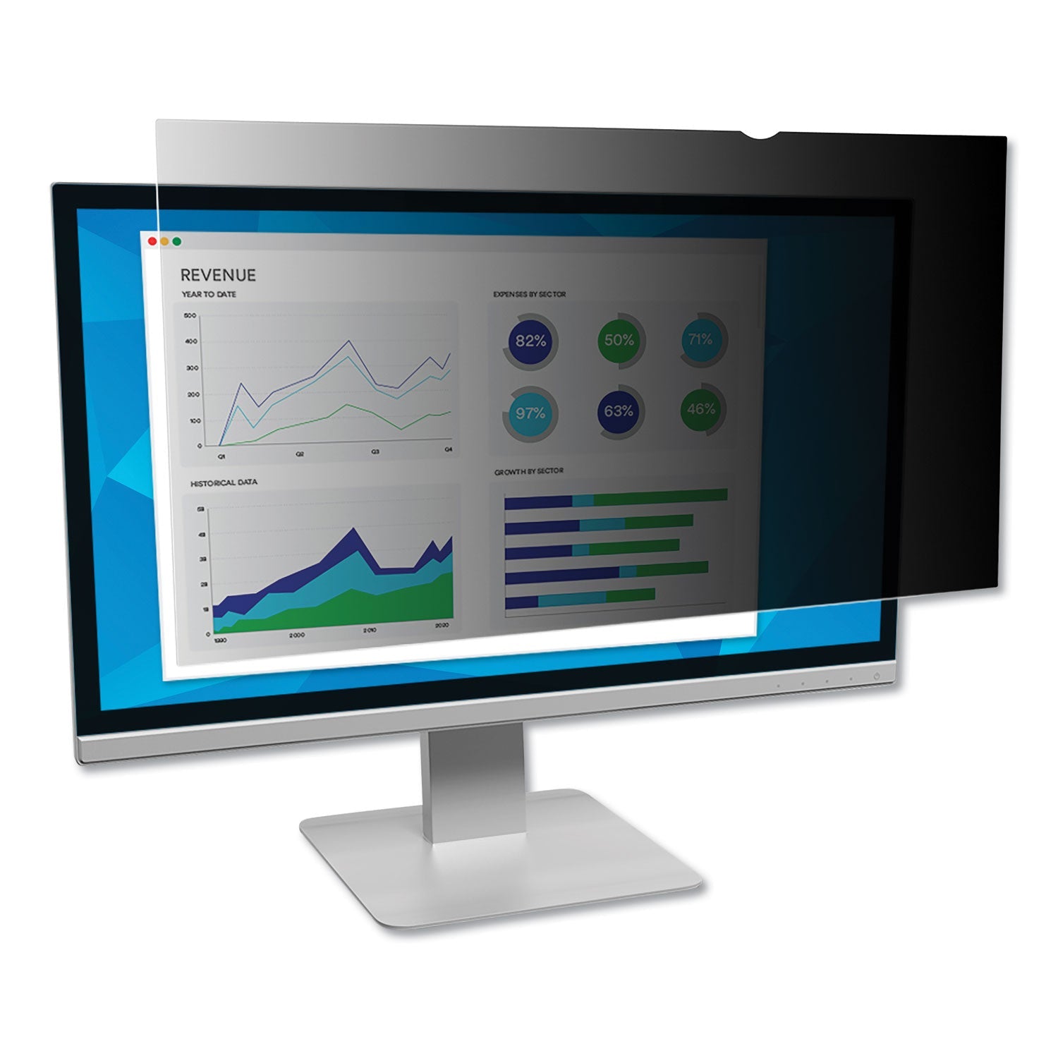 23.8" Widescreen Privacy Filter | Blackout